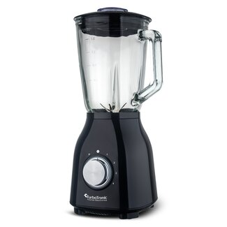 TurboTronic TurboTronic BG6 Blender met Glazen Kan & RVS Messen - 1.5L