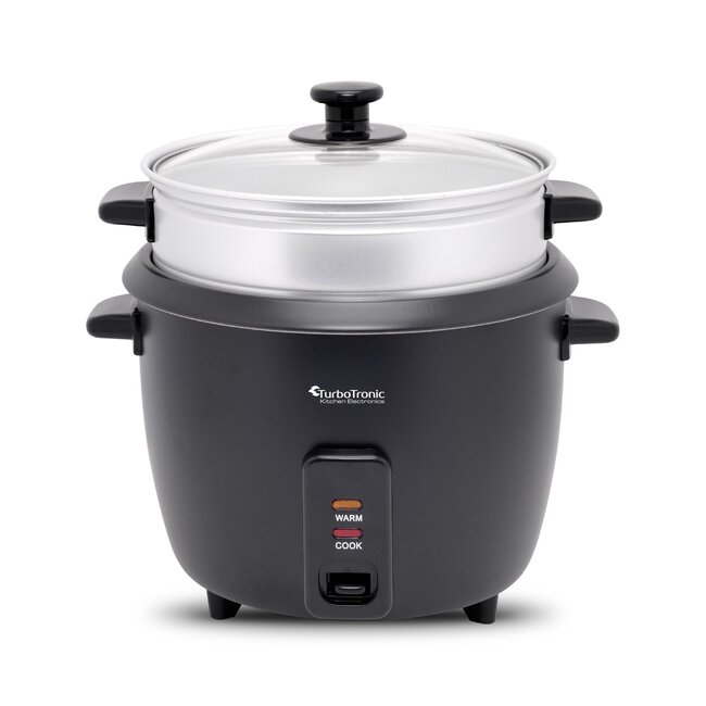 TurboTronic RC2P Rijstkoker en Slowcooker met accessoires - 1.5 Liter