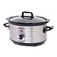 TurboTronic SC3D Slowcooker met warmhoudfunctie - Diamond RVS - 3.5L