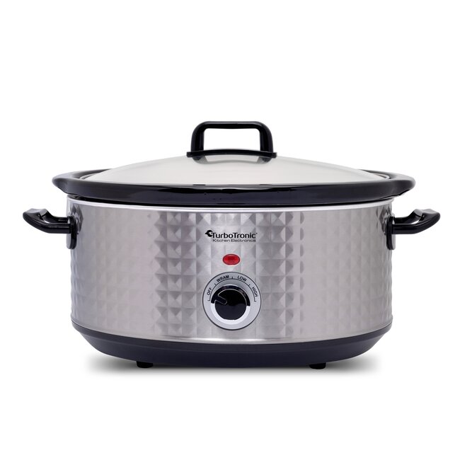 TurboTronic SC6D Slowcooker Diamond met Warmhoudfunctie – 6.5 Liter