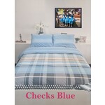 Checks Blue 140 x 200 cm