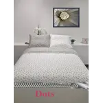 Sofiben Polka Dots Wit/Grijs,  240 x 200 cm