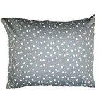 (extra) kussensloop Polka Dots petrol 1 kleur