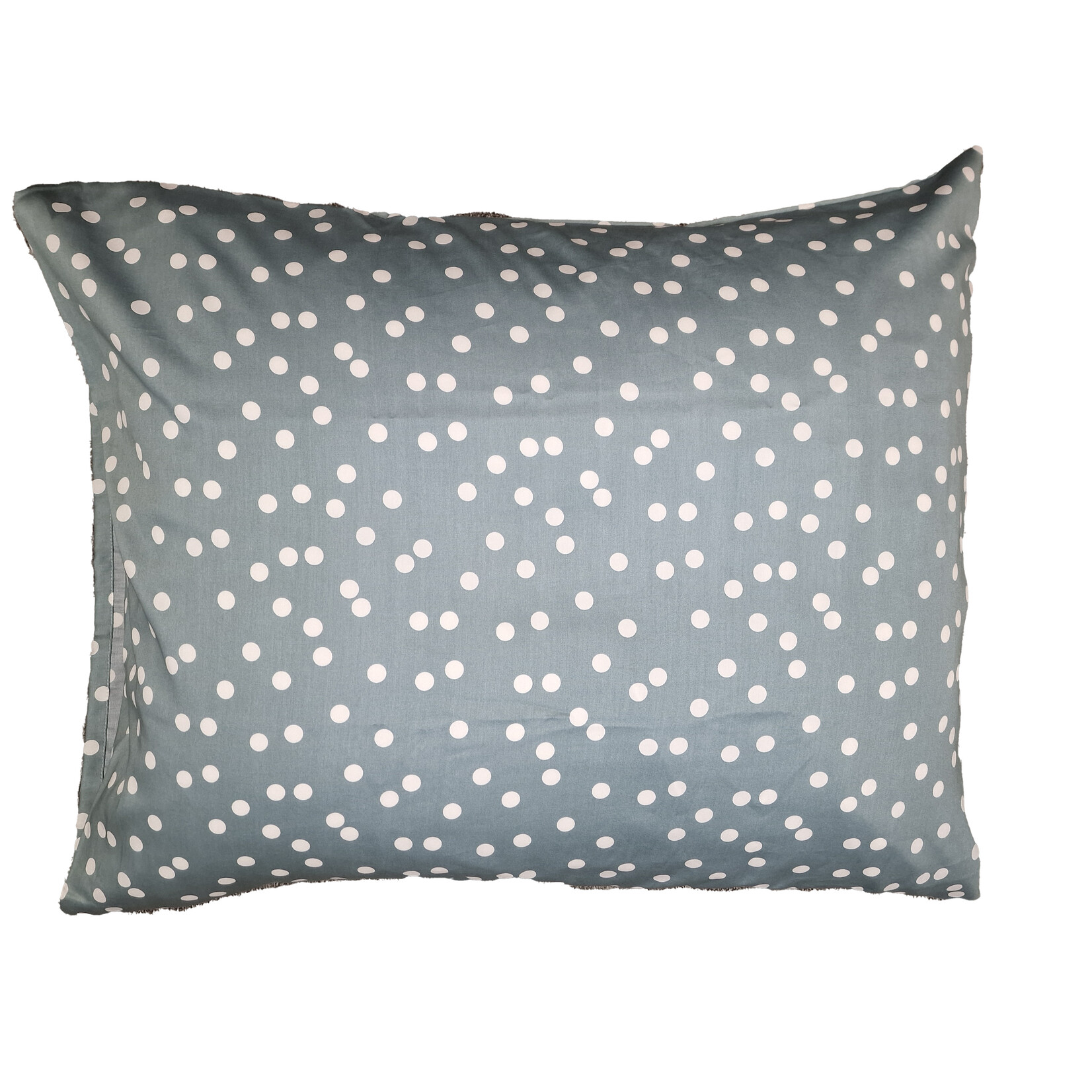 (Extra) kussensloop Polka Dots petrol  (1 kleur)