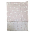 (extra) kussensloop Polka Dots Pink en Wit