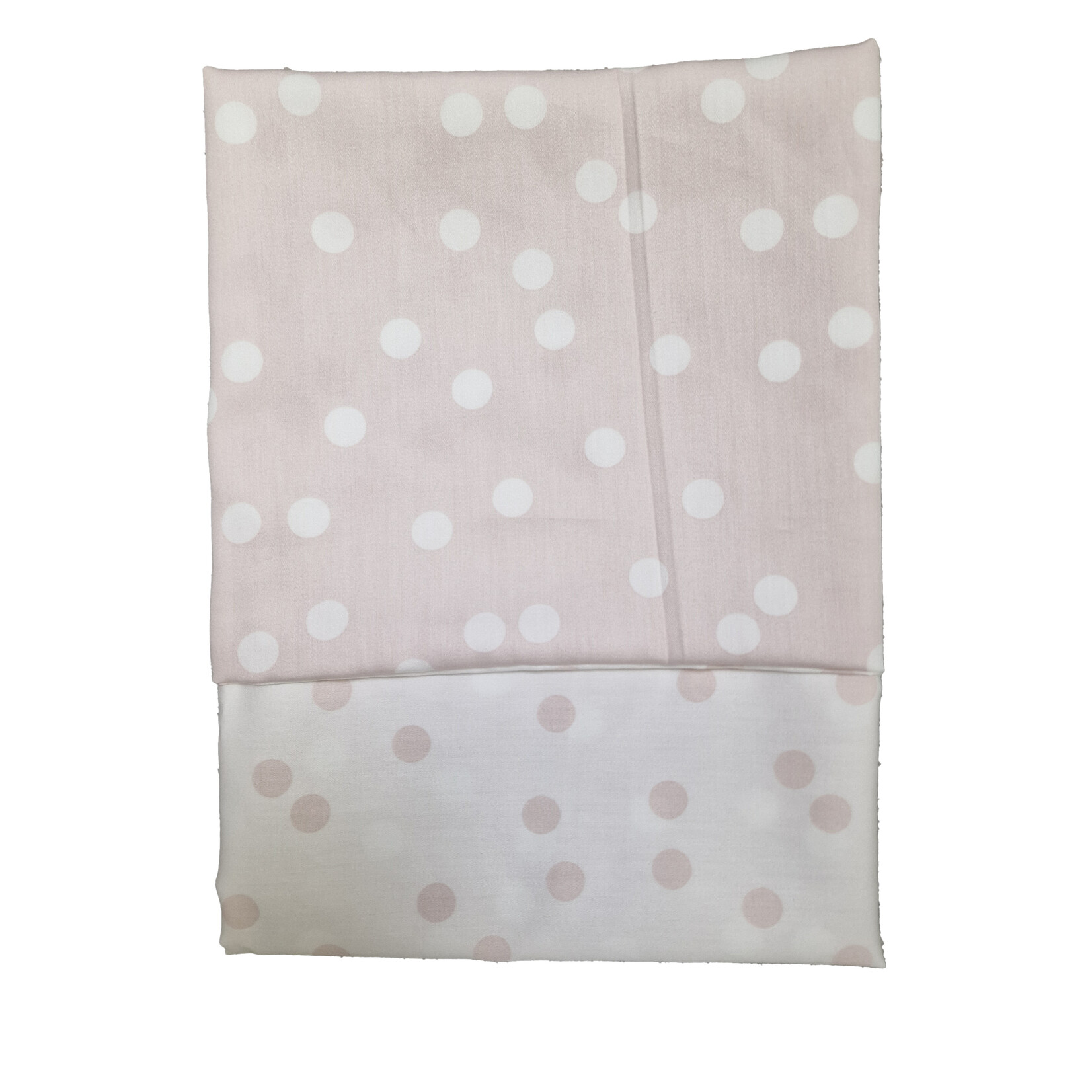 (Extra) kussensloop Polka Dots Pink en wit (2 kleuren)