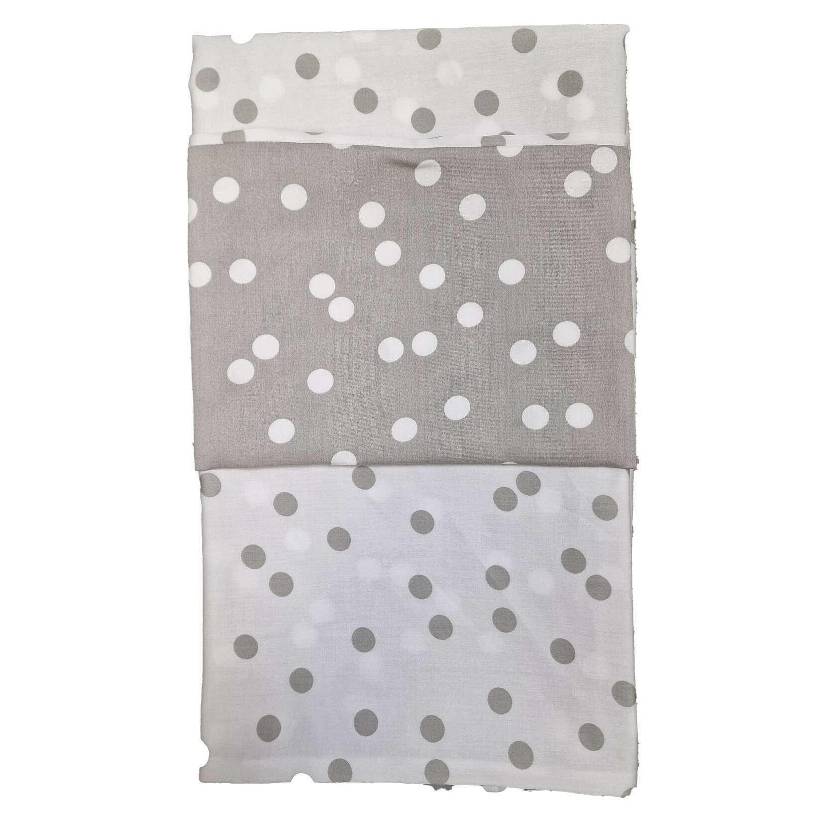 (Extra) kussensloop Polka Dots Grijs en wit (2 kleuren)
