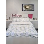 Sofiben Lindsey Blue  met witte onderkant 140 x 220 cm