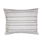 Grey stripes   kussensloop  (extra)