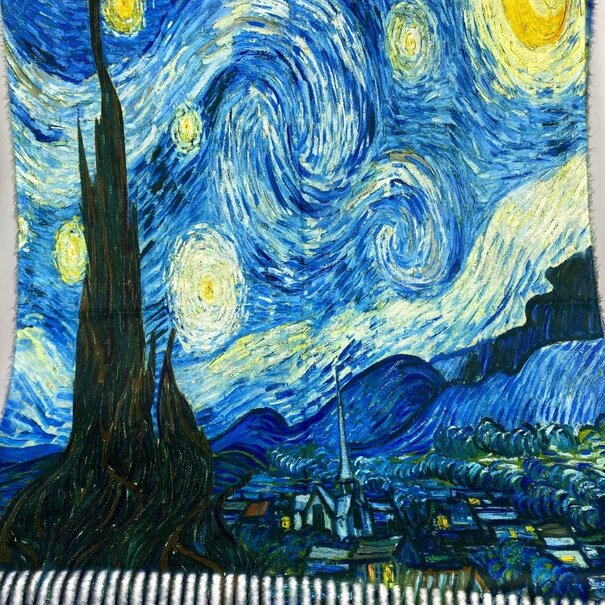 Vincent van Gogh de sterrennacht van dikker materiaal met 2 kanten print