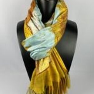 Vincent van Gogh zonnebloemen in een vaas van dikker materiaal met 2 kanten