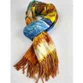 Vincent van Gogh De oogst (La moisson) wintersjaal 2 kanten print