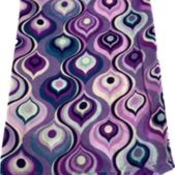 Leuke vrolijke sjaal van mooi materiaal / 50% katoen met 50% viscose