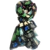 Leuke katten sjaal in 6 kleuren / 50% katoen met 50% viscose