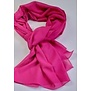 Dames sjaal / hoofddoek effen van chiffon stof / 70 x 200 cm extra lang