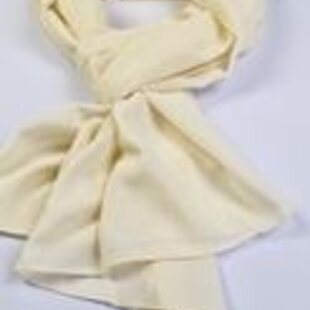 Dames sjaal / hoofddoek effen van chiffon stof / 70 x 200 cm extra lang