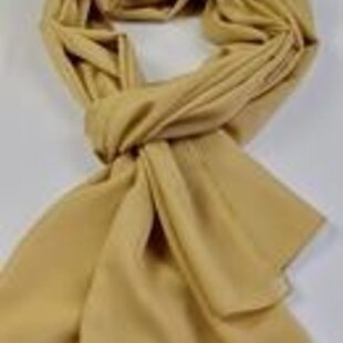 Dames sjaal / hoofddoek effen van chiffon stof / 70 x 200 cm extra lang