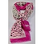 Zomersjaal met print en mooie zachte stof 50% katoen met 50 % viscose / 6 kleuren