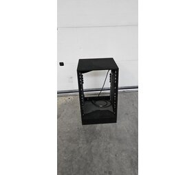 19 inch rack gestoffeerd  met  schuine voorkant OCC.