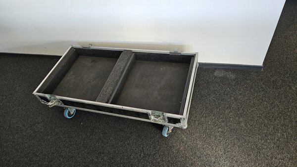 Flightcase tbv stolp 120 x 60 x 112 3 delig OCC.