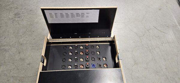 Flightcase VR 50 case met aansluitplaat OCC.