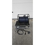 Multi xlr 8ch met schuko op haspel  inclusief kist 83 x 60 x 80 OCC.