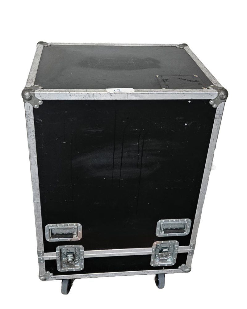 2X Speaker TCS  12''  inclusief kist  75 x 60 x 114 OCC.