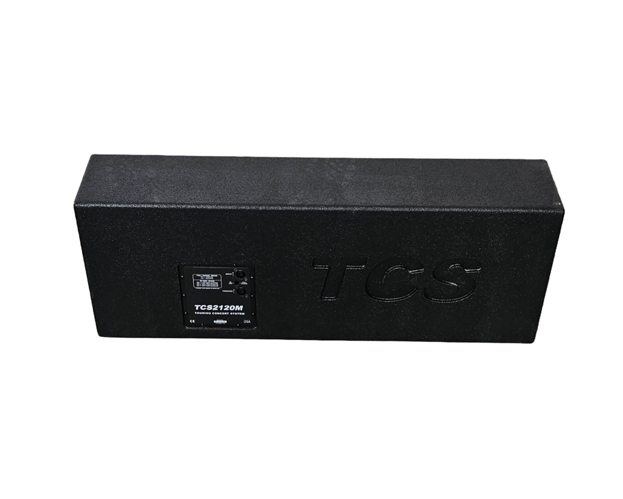 2X Speaker TCS  12''  inclusief kist  75 x 60 x 114 OCC.