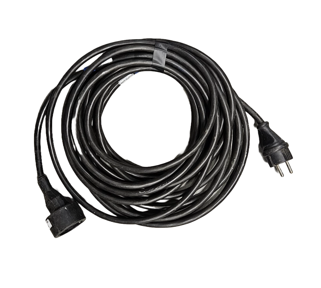 Schuko  kabel 10m 1,5 qmm OCC.
