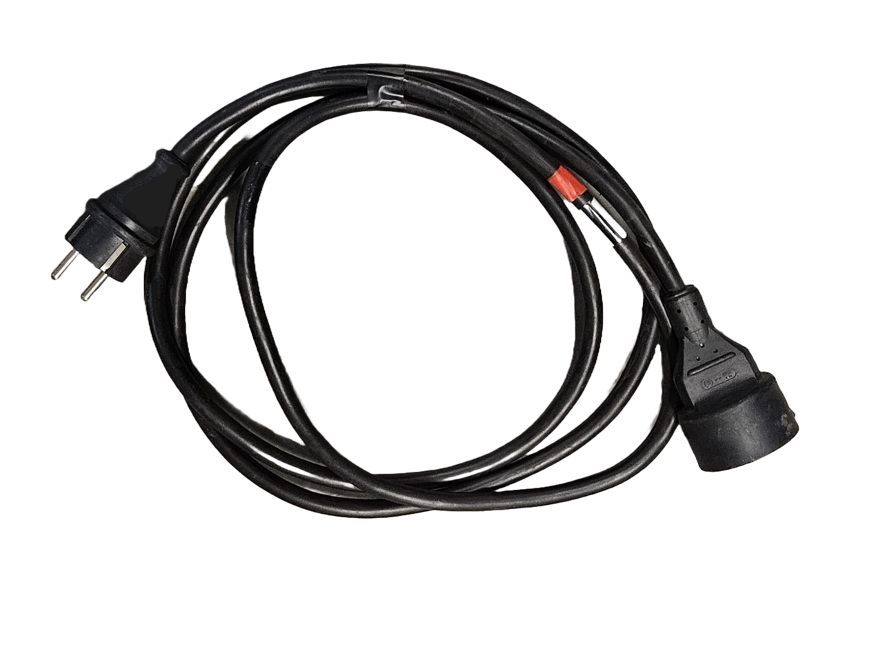Schuko kabel 2,5m 1,5 qmm OCC.