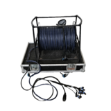 Multi xlr 8ch met schuko op haspel  inclusief kist 83 x 60 x 80 OCC.