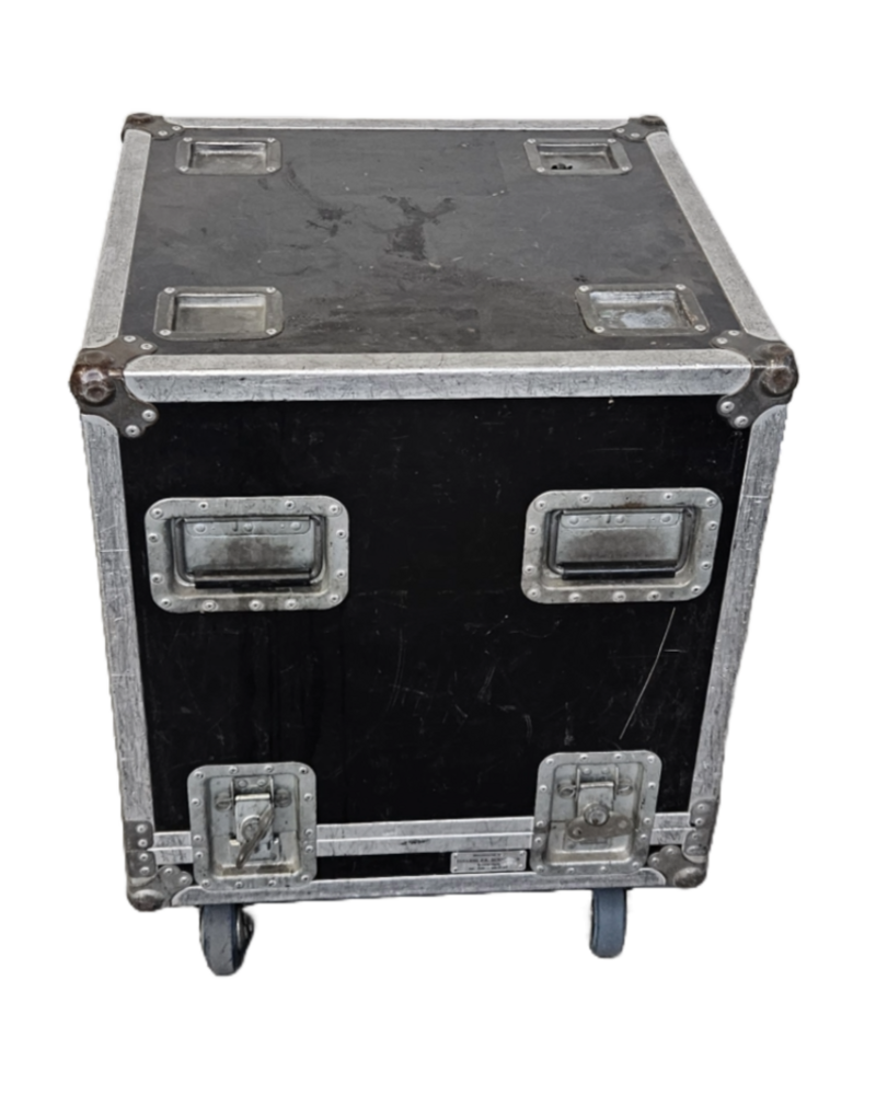 Flightcase stolp incl rack 12 he  60 x 60.x 80 h  OCC.