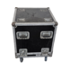 Flightcase stolp incl rack 12 he  60 x 60.x 80 h gestoffeerd OCC.