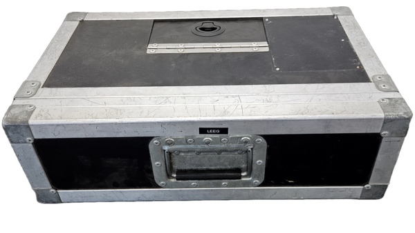 Flightcase met bovenkant klep  alleen voorzijde  52 x46 x16 3he occ