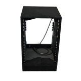 19 inch rack gestoffeerd  met  schuine voorkant OCC.