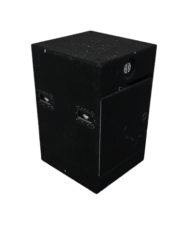 19'' rack gestoffeerd  met vakverdeling  52 x 55  x 85  OCC.