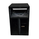 19'' rack gestoffeerd  met vakverdeling  52 x 55  x 85  OCC.