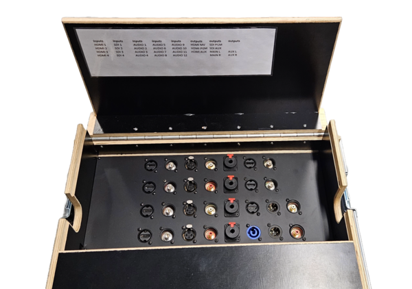 Flightcase VR 50 case met aansluitplaat OCC.