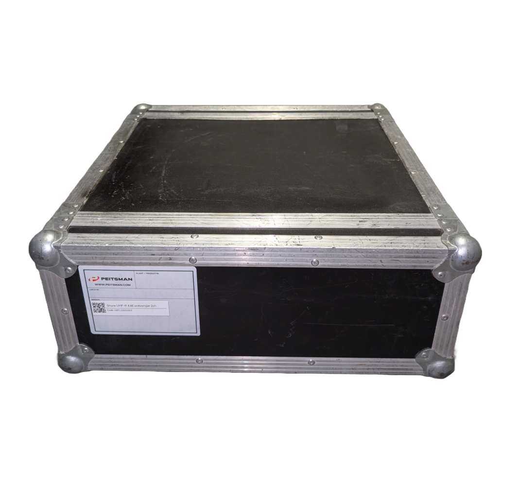 Shure Flightcase incl. 1x Shure UR4D en 2x UR2 beta58 handheld K4e