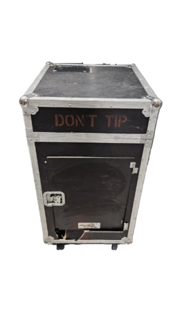 Flightcase regierack 60 x 53 x 104 met schade OCC.