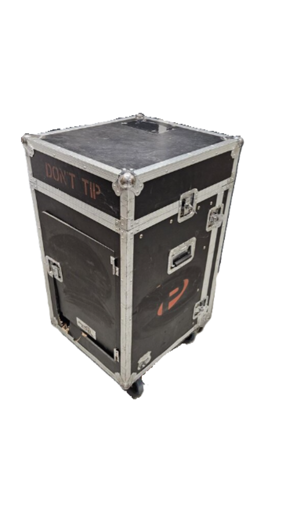 Flightcase regierack 60 x 53 x 104 met schade OCC.