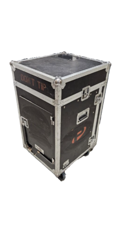Flightcase regierack 60 x 53 x 104 met schade OCC.