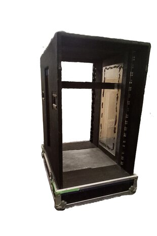 Flightcase inclusief binnenrack stagerack