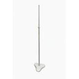 microfoon statief old look zilver