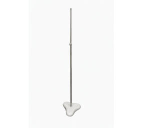 microfoon statief old look zilver