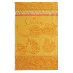 Coucke Linge Jacquard CITRONS 50 x 75 cm 100% coton