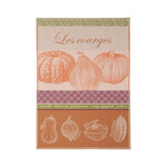 Coucke Linge Jacquard COURGES ROUILLE 50 x 75 cm 100% coton
