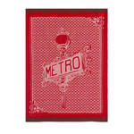 Coucke Linge Jacquard PANNEAU METRO 50 x 75 cm 100% coton