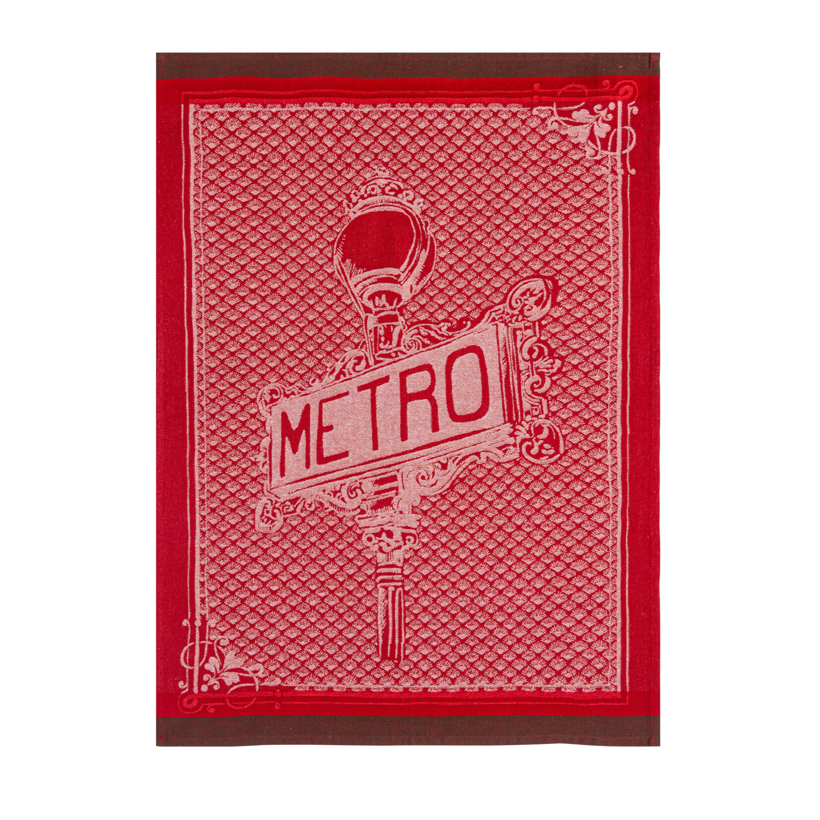 Coucke Linge Jacquard PANNEAU METRO 50 x 75 cm 100% coton