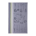 Coucke Linge Jacquard USTENSILES 50 x 75 cm 100% coton